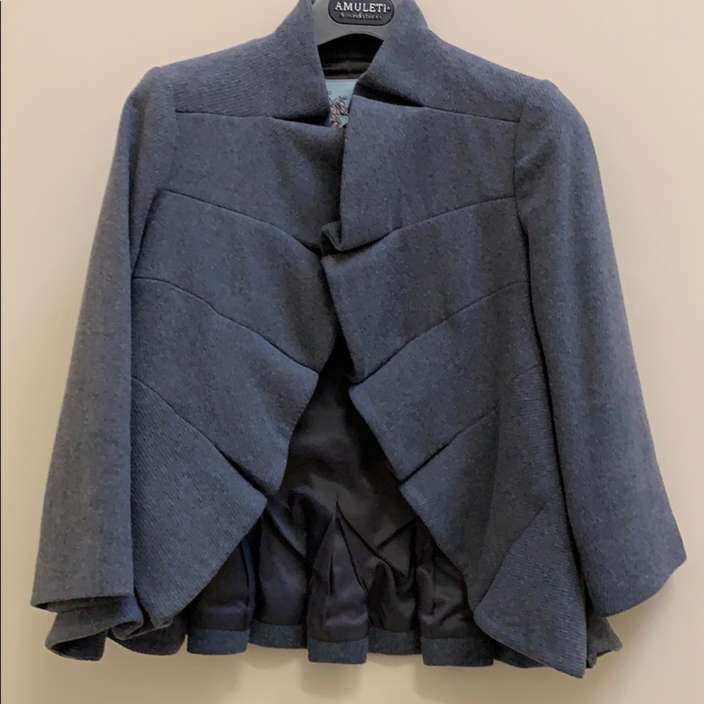 Anthropology Women’s Wool Blazer Tabitha Teal